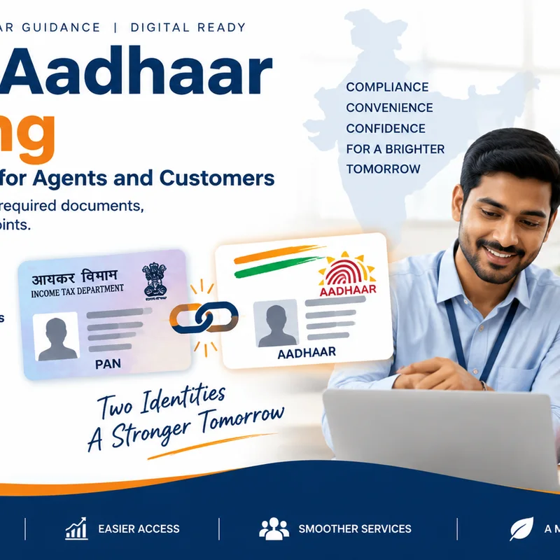 PAN–Aadhaar Linking Complete Guide for Customers and Agents